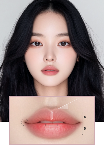 Hình ảnh mẫu điều trị filler môi Lienjang phiên bản di động