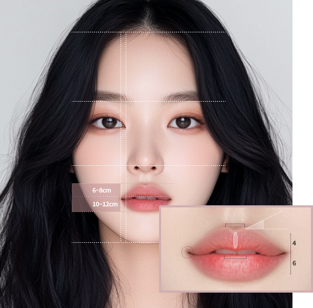 Hình ảnh mẫu điều trị filler môi Lienjang